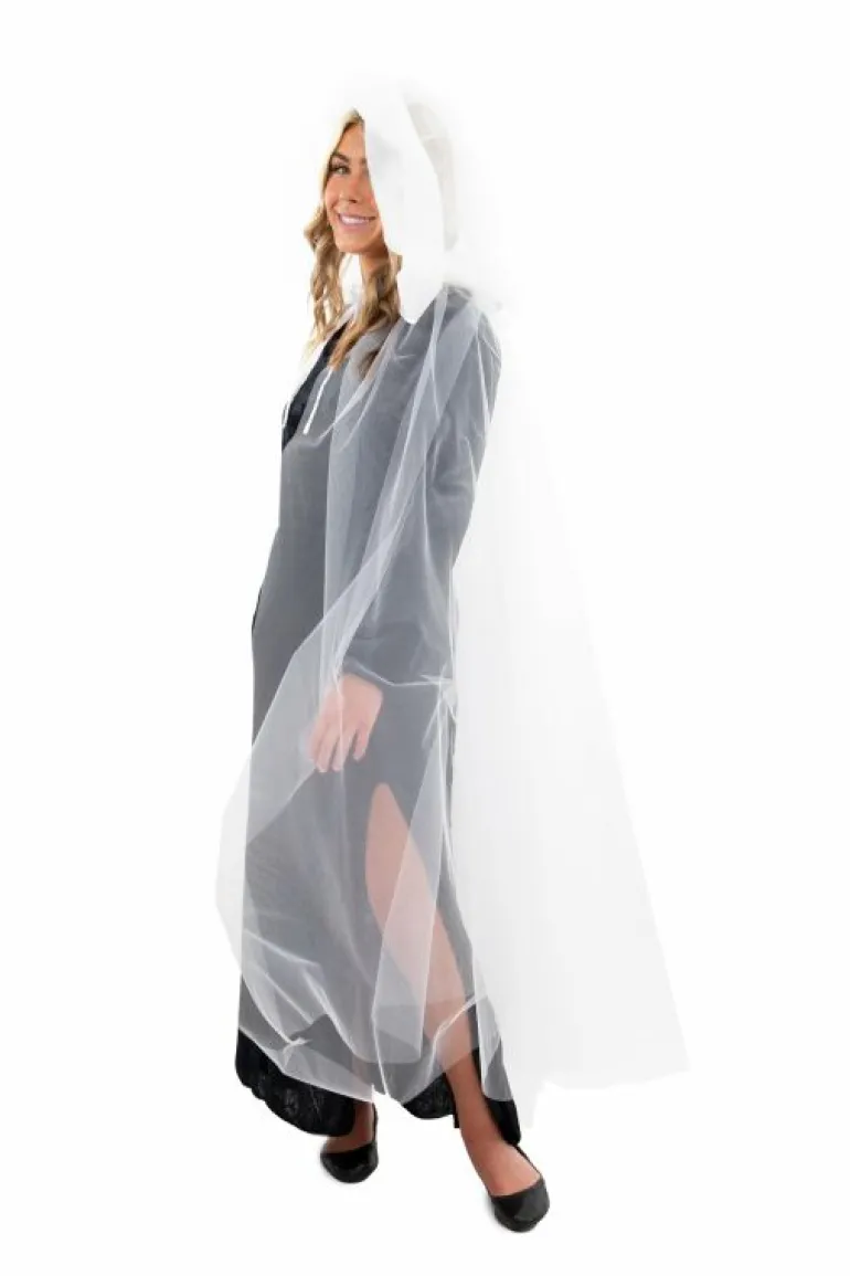 Cloaks-Little Adventures, LLC Adult White Tulle Cloak