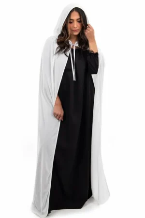 Cloaks-Little Adventures, LLC Adult White Velvet Cloak