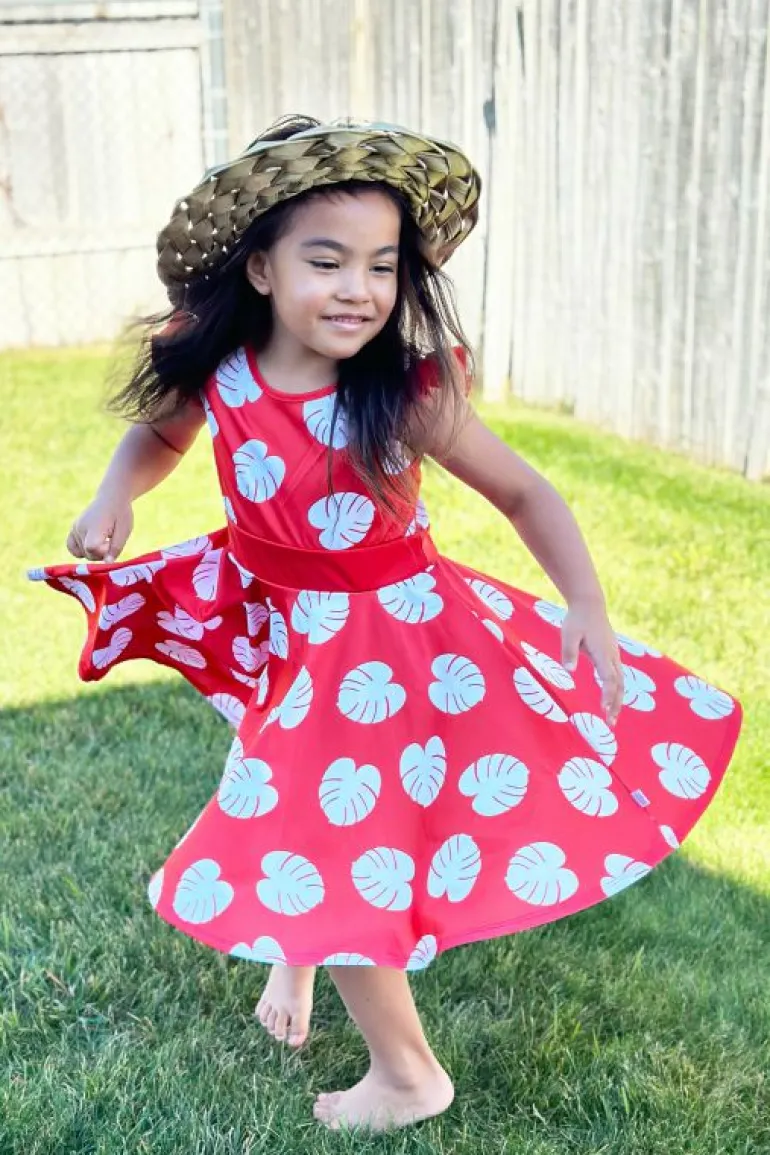 Twirl Dresses-Little Adventures, LLC Aloha Twirl Dress