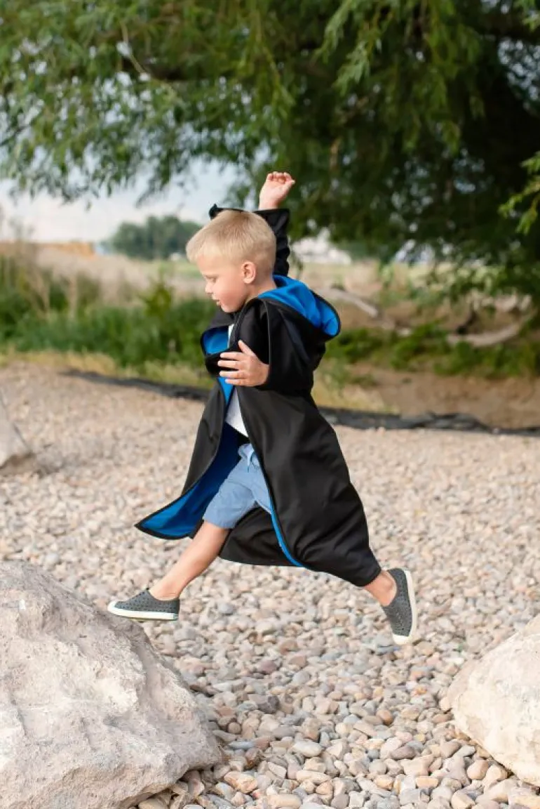 Cloaks | Wizards-Little Adventures, LLC Blue Hooded Wizard Robe