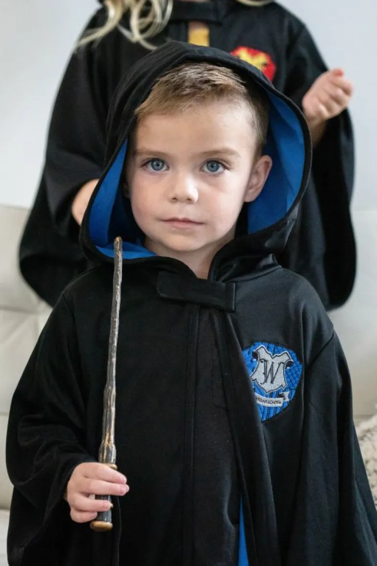 Cloaks | Wizards-Little Adventures, LLC Blue Hooded Wizard Robe