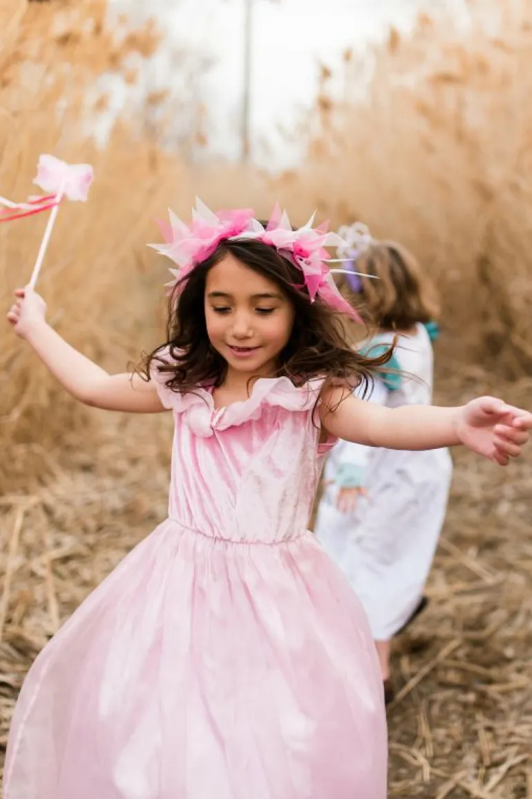 Deluxe Dress Ups-Little Adventures, LLC Deluxe Pink Butterfly Princess
