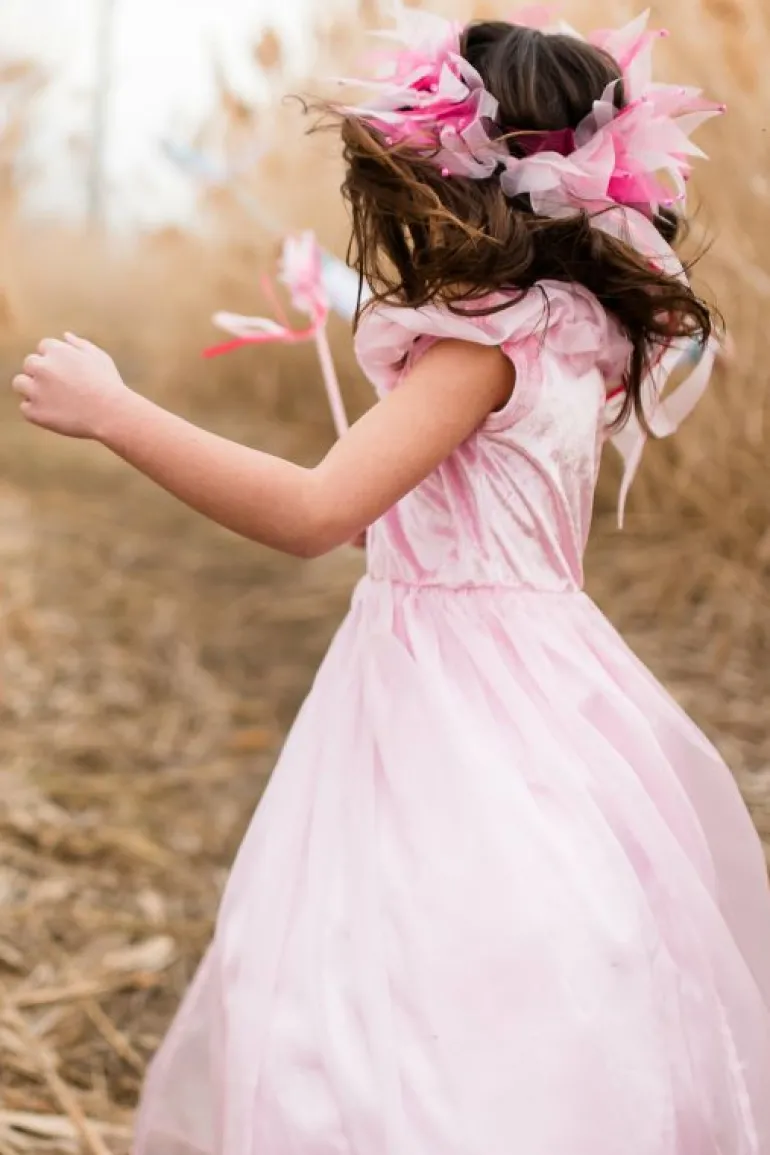 Deluxe Dress Ups-Little Adventures, LLC Deluxe Pink Butterfly Princess
