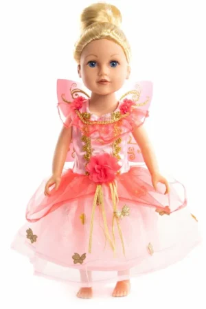 Doll Dress Ups-Little Adventures, LLC Doll Dress Butterfly Fairy with Wings