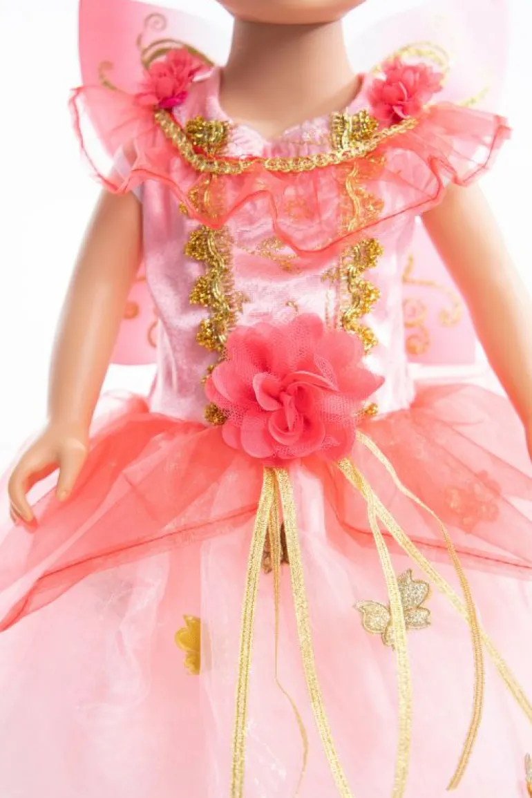 Doll Dress Ups-Little Adventures, LLC Doll Dress Butterfly Fairy with Wings
