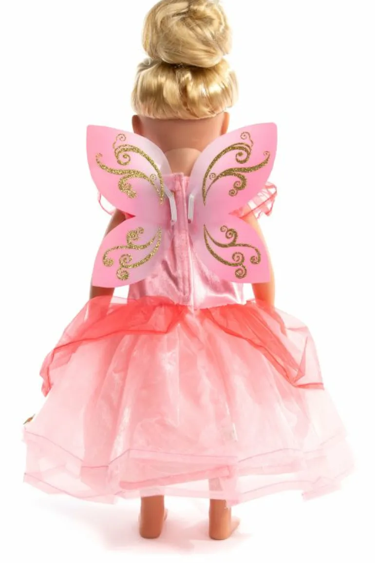 Doll Dress Ups-Little Adventures, LLC Doll Dress Butterfly Fairy with Wings