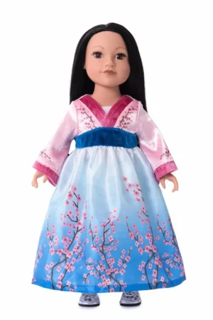 Doll Dress Ups-Little Adventures, LLC Doll Dress Cherry Blossom Princess
