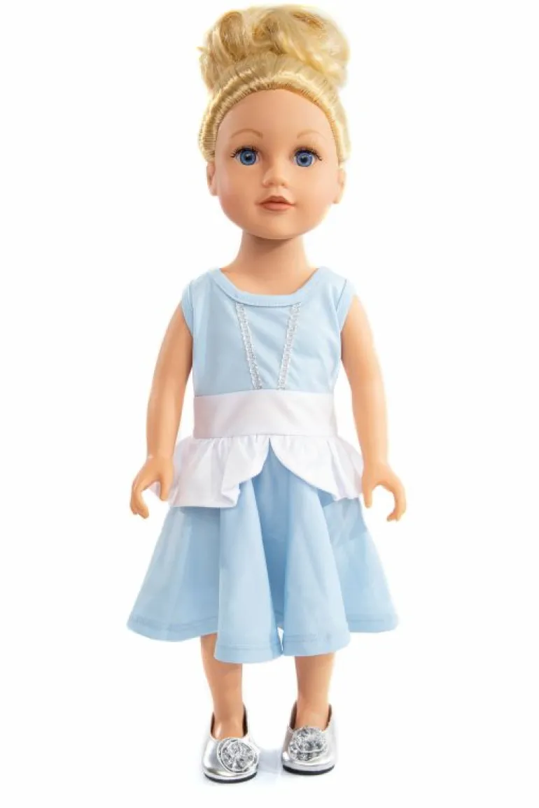 Doll Dress Ups-Little Adventures, LLC Doll Dress Cinderella Twirl