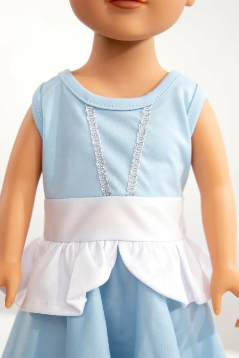Doll Dress Ups-Little Adventures, LLC Doll Dress Cinderella Twirl