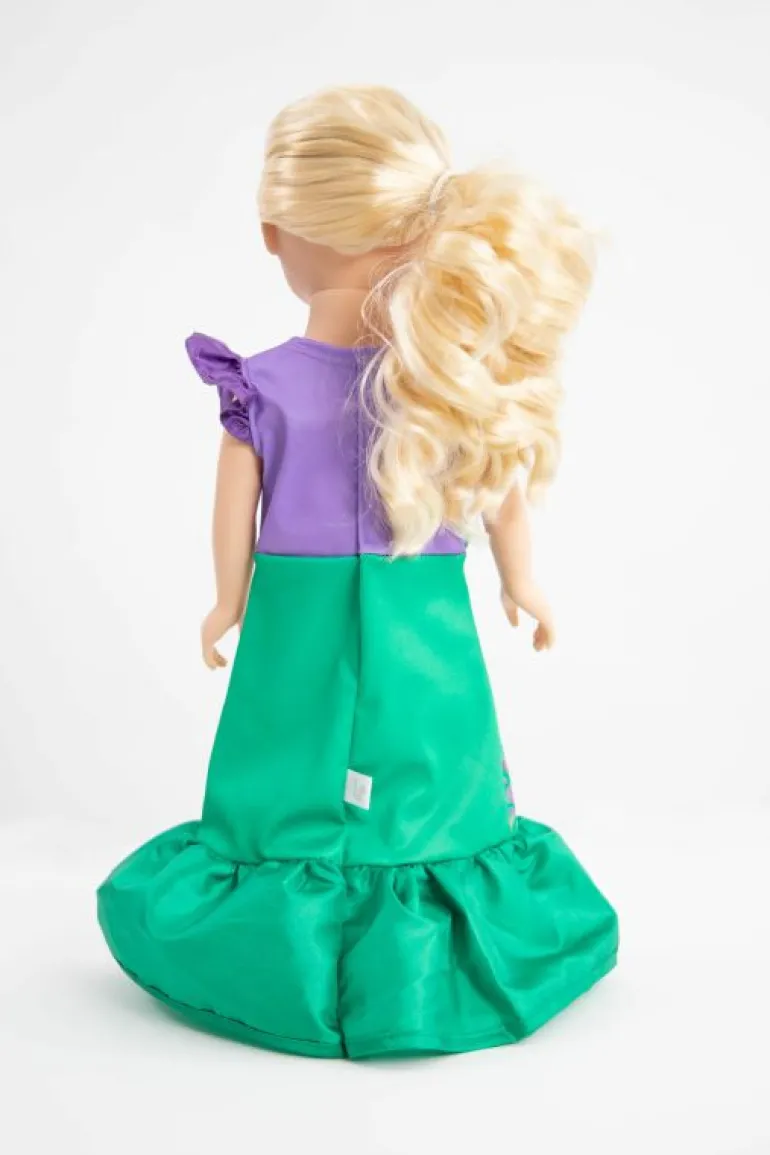 Doll Dress Ups-Little Adventures, LLC Doll Dress Classic Mermaid