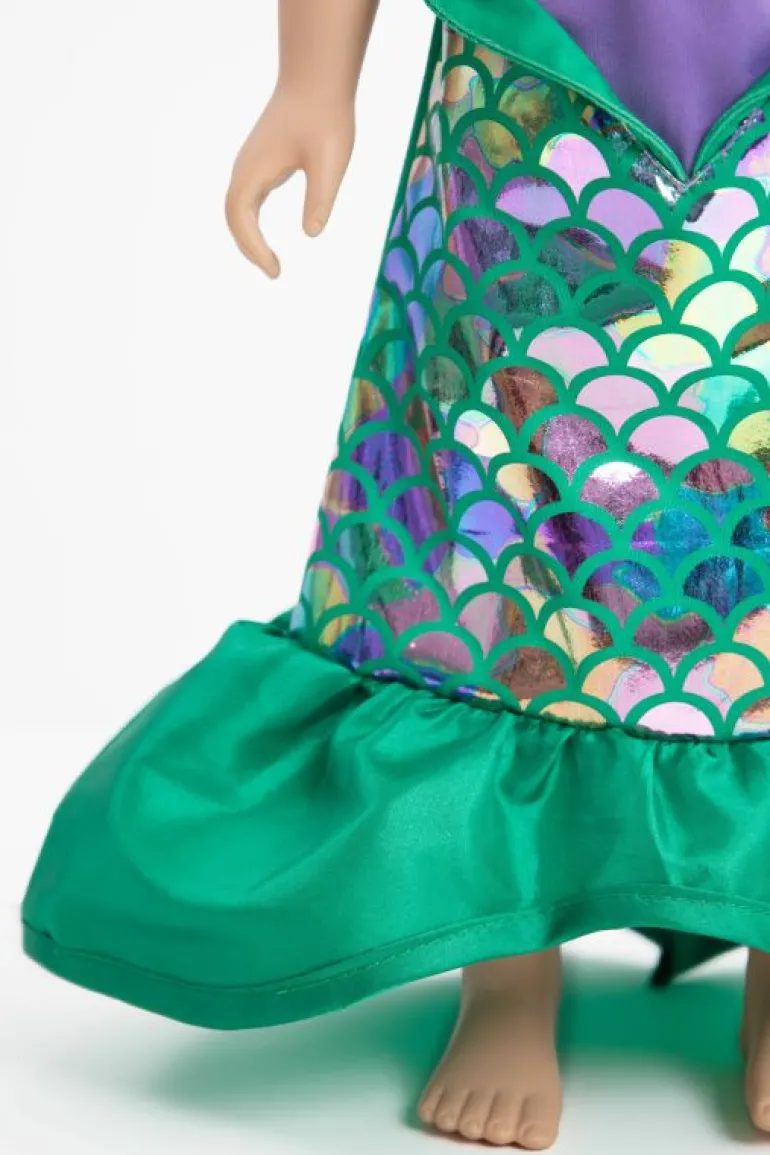 Doll Dress Ups-Little Adventures, LLC Doll Dress Classic Mermaid