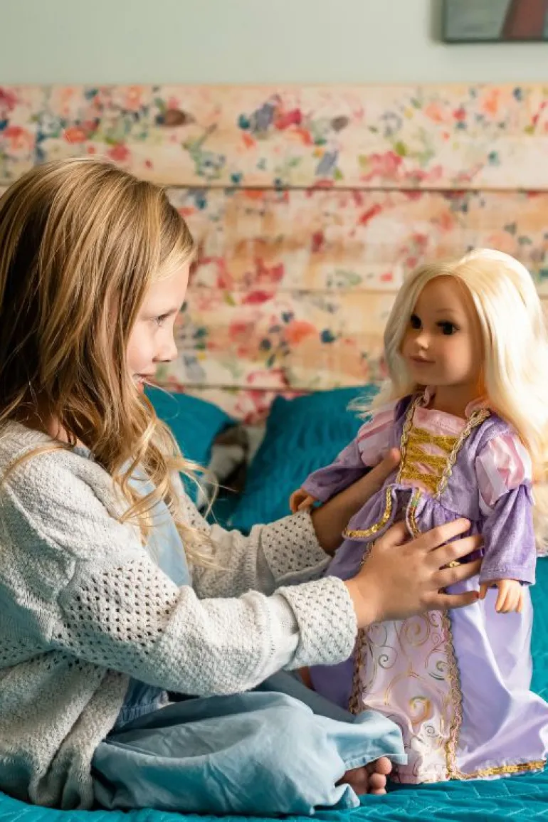 Doll Dress Ups-Little Adventures, LLC Doll Dress Classic Rapunzel