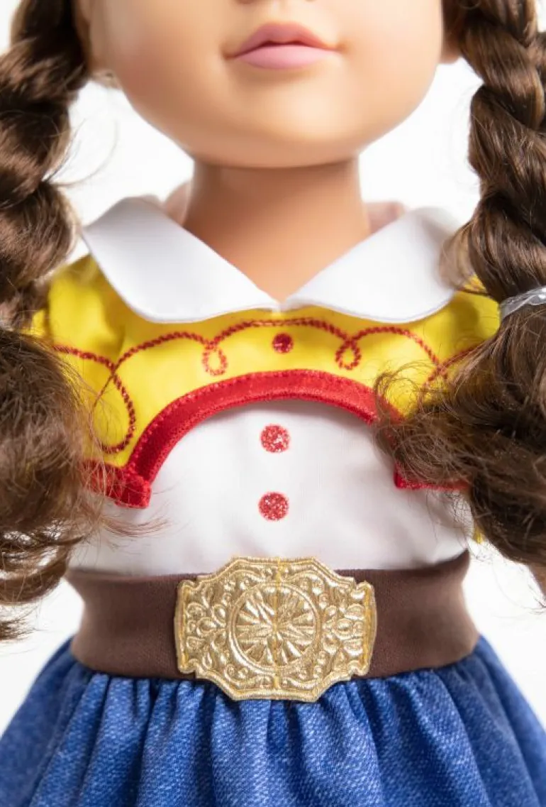 Doll Dress Ups-Little Adventures, LLC Doll Dress Cowgirl with Hat