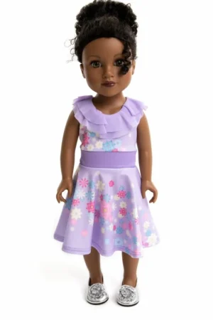 Doll Dress Ups-Little Adventures, LLC Doll Dress Flower Twirl