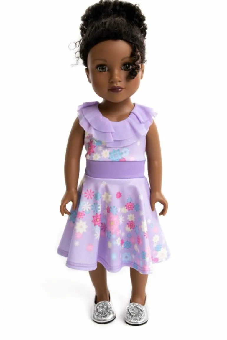 Doll Dress Ups-Little Adventures, LLC Doll Dress Flower Twirl