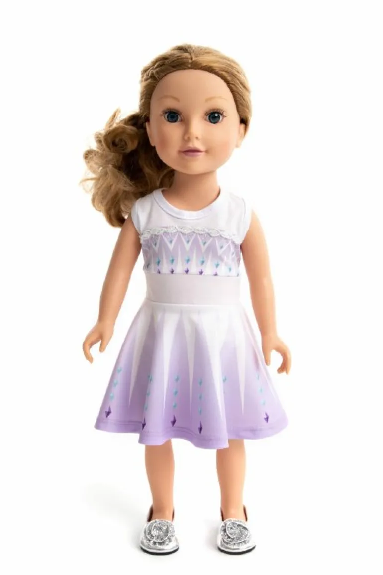 Doll Dress Ups-Little Adventures, LLC Doll Dress Ice Coronation Twirl