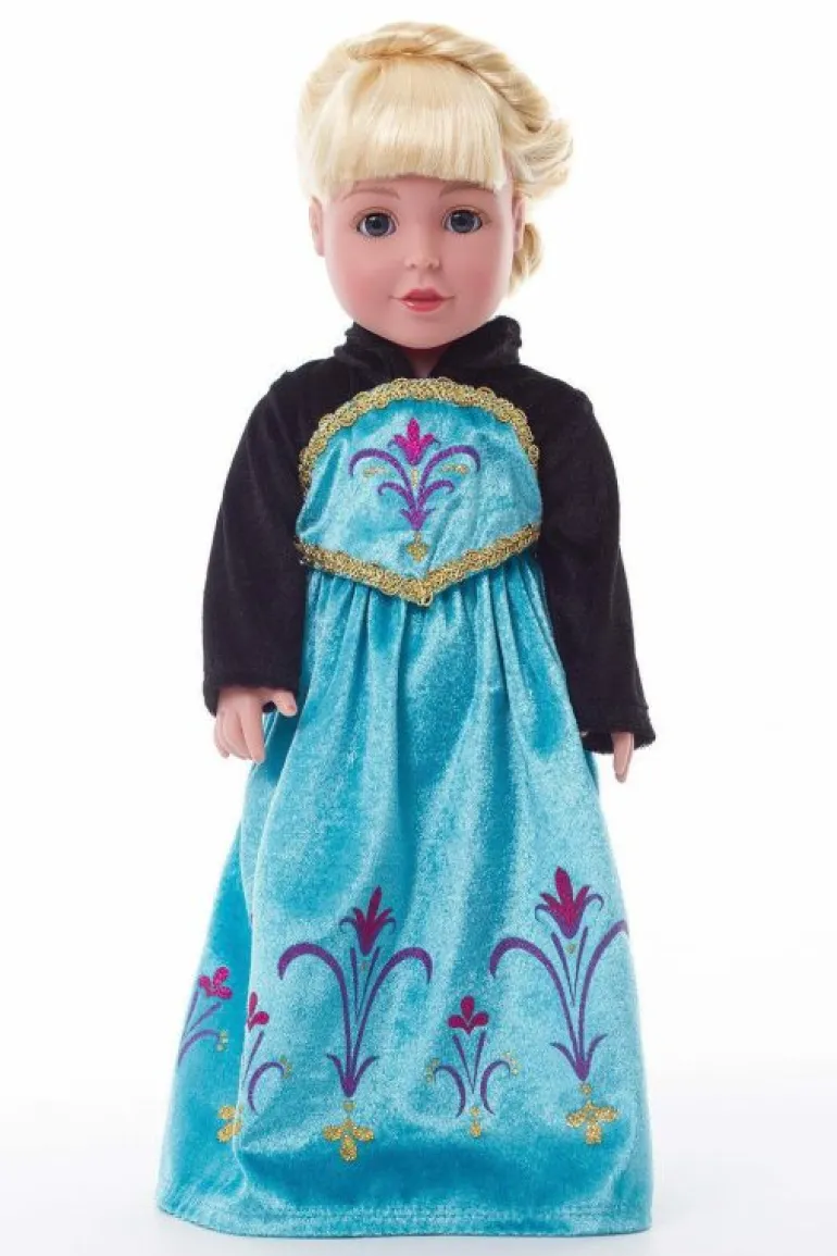 Doll Dress Ups-Little Adventures, LLC Doll Dress Ice Queen Coronation