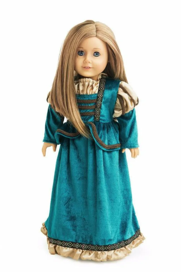Doll Dress Ups-Little Adventures, LLC Doll Dress Medieval Princess