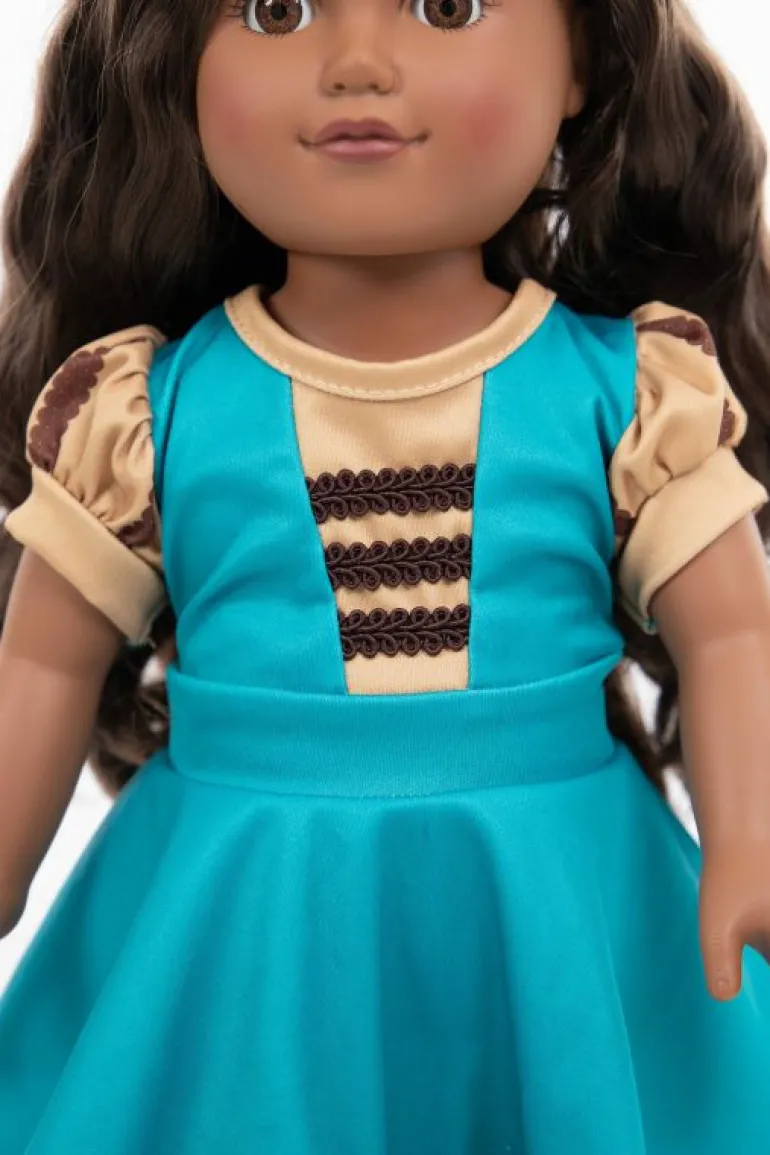 Doll Dress Ups-Little Adventures, LLC Doll Dress Medieval Twirl