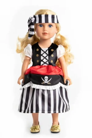 Doll Dress Ups | Pirates-Little Adventures, LLC Doll Dress Pirate with Headband