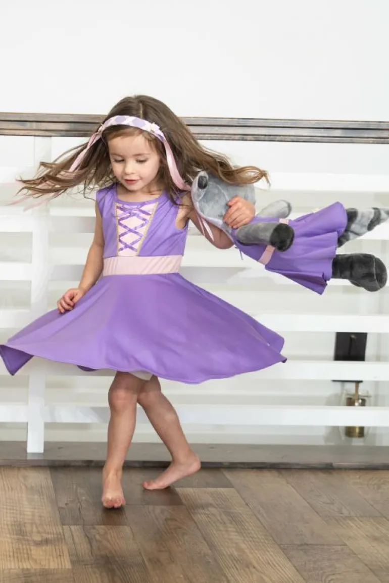 Doll Dress Ups-Little Adventures, LLC Doll Dress Rapunzel Twirl