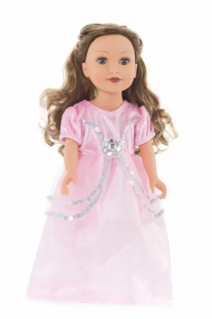 Doll Dress Ups-Little Adventures, LLC Doll Dress Royal Pink Princess