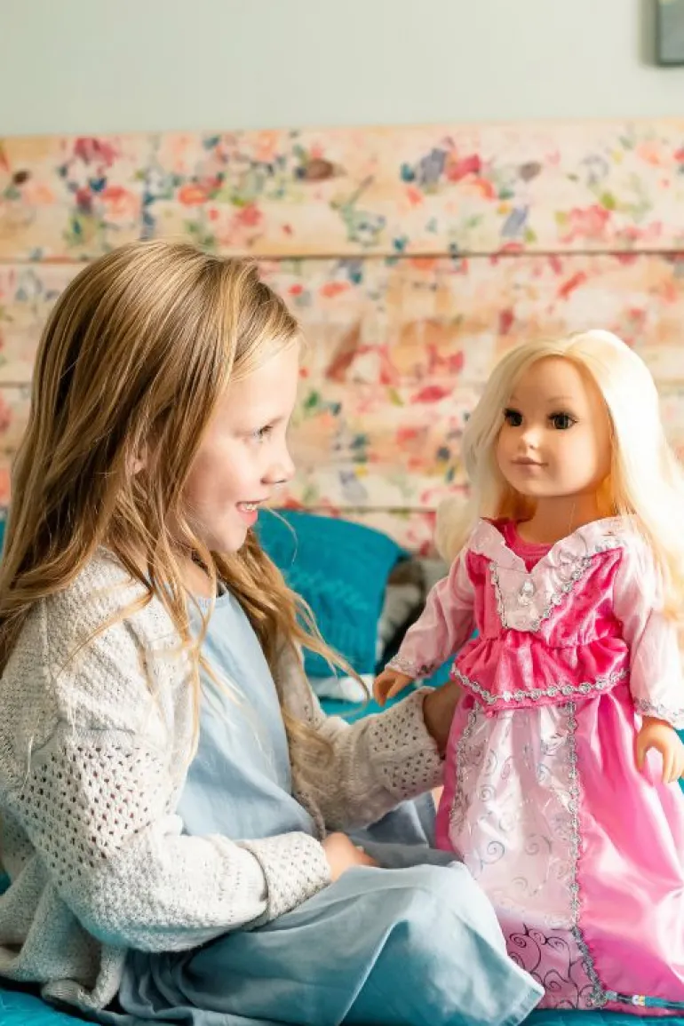 Doll Dress Ups-Little Adventures, LLC Doll Dress Sleeping Beauty