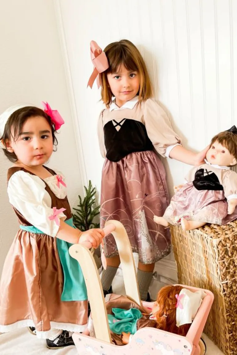 Doll Dress Ups-Little Adventures, LLC Doll Dress Sleeping Beauty Day Dress