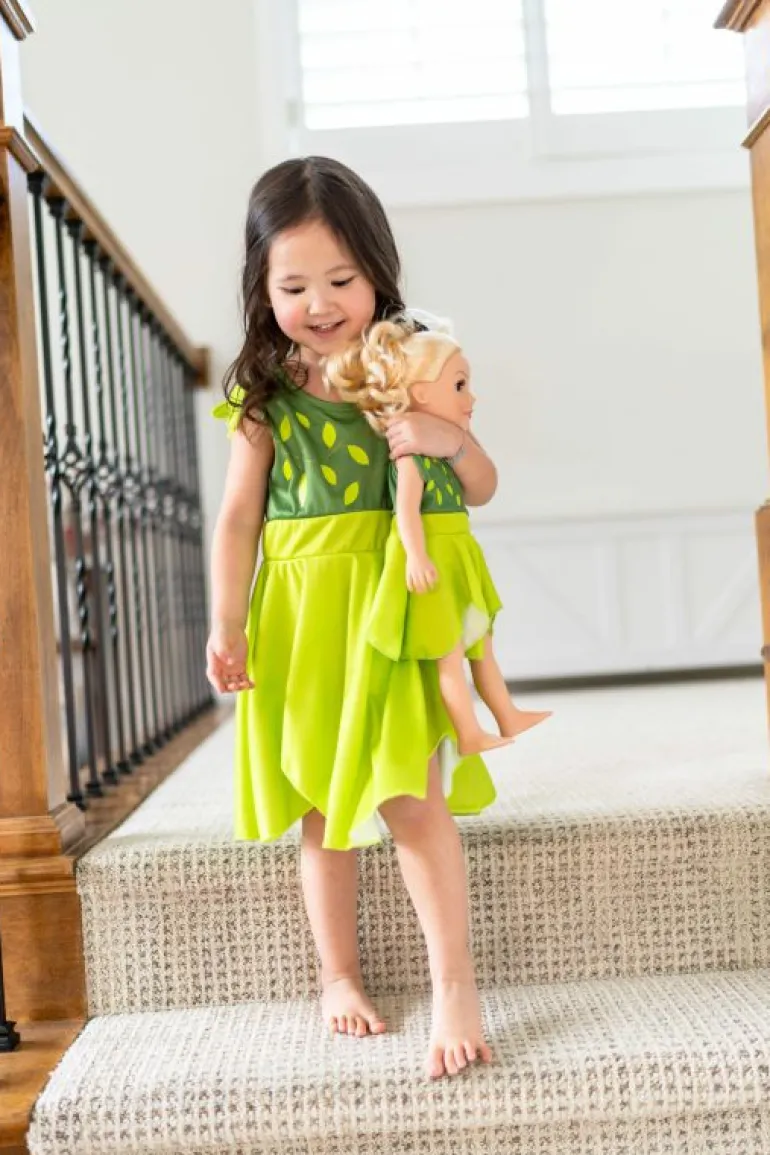 Doll Dress Ups-Little Adventures, LLC Doll Dress Tinkerbell Twirl