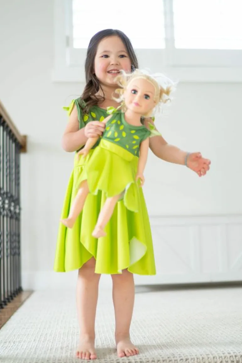Doll Dress Ups-Little Adventures, LLC Doll Dress Tinkerbell Twirl
