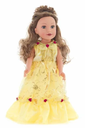 Doll Dress Ups-Little Adventures, LLC Doll Dress Yellow Beauty