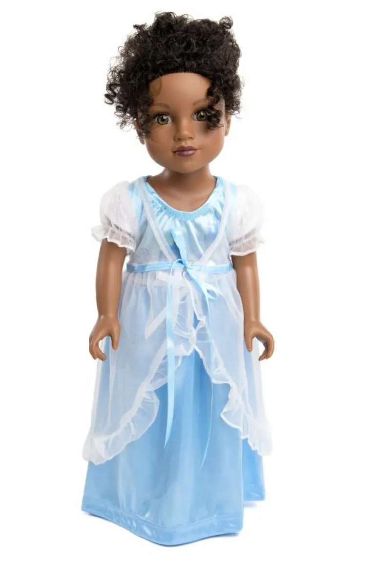 Doll Dress Ups-Little Adventures, LLC Doll Nightgown Cinderella with White Robe