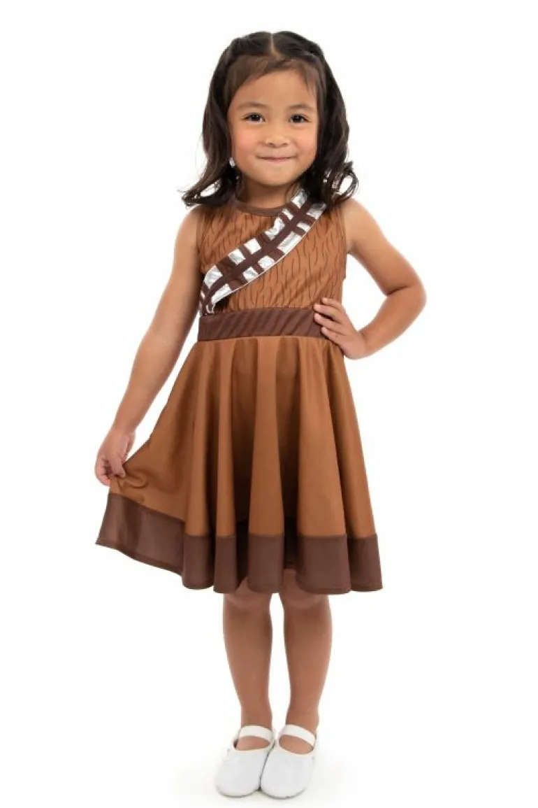 Galactic | Twirl Dresses-Little Adventures, LLC Galactic Fuzzball Twirl Dress
