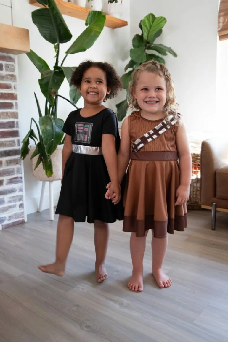 Galactic | Twirl Dresses-Little Adventures, LLC Galactic Fuzzball Twirl Dress