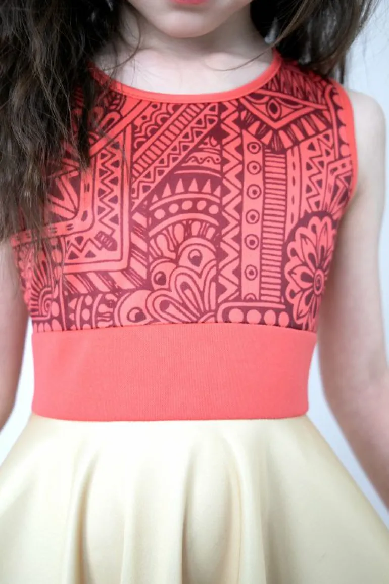 Twirl Dresses-Little Adventures, LLC Island Twirl Dress