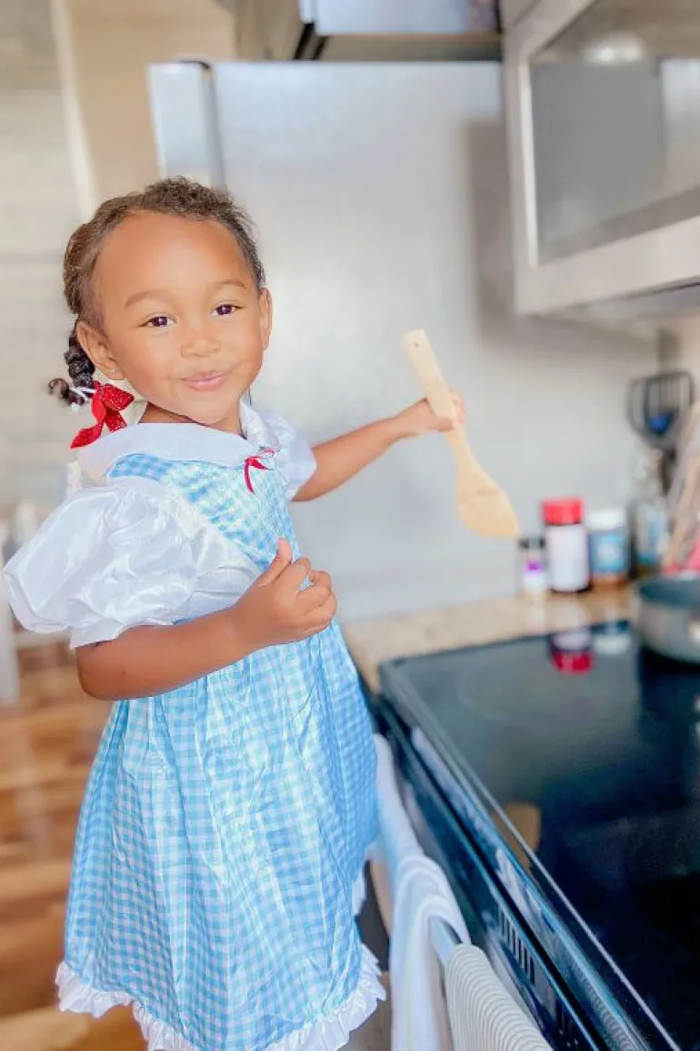Traditional Dress Ups-Little Adventures, LLC Kansas Girl with Bows