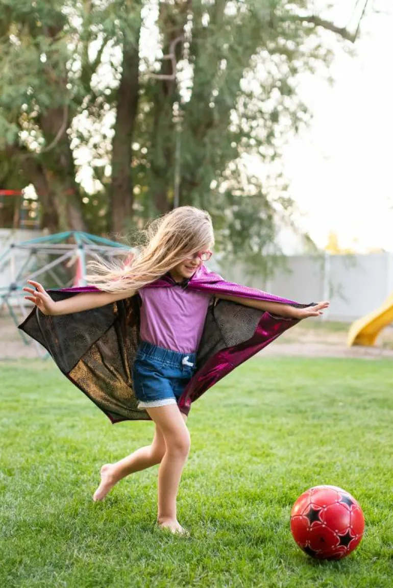 Cloaks | Knights & Dragons-Little Adventures, LLC Magenta Dragon Cloak