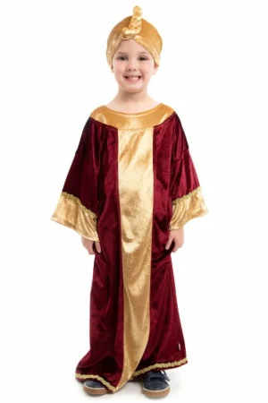 Seasonal-Little Adventures, LLC Nativity Burgundy Wiseman
