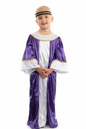 Seasonal-Little Adventures, LLC Nativity Purple Wiseman