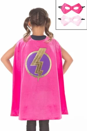 Cloaks | Super Hero-Little Adventures, LLC Pink Hero Cape & Mask Set