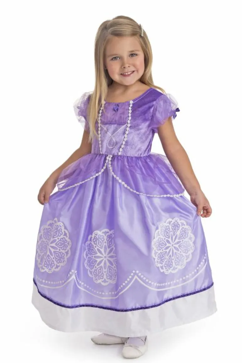 Traditional Dress Ups-Little Adventures, LLC Purple Amulet Princess