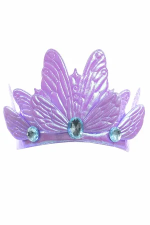 Accessories-Little Adventures, LLC Purple Butterfly Soft Crown