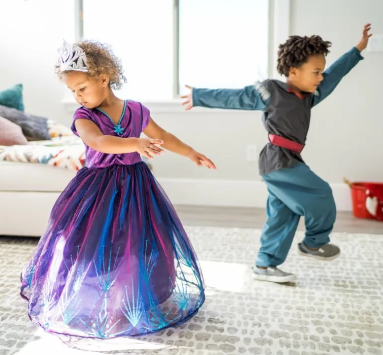 Traditional Dress Ups-Little Adventures, LLC Purple Ice Princess