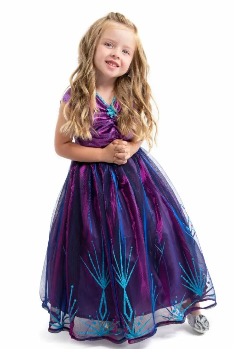 Traditional Dress Ups-Little Adventures, LLC Purple Ice Princess