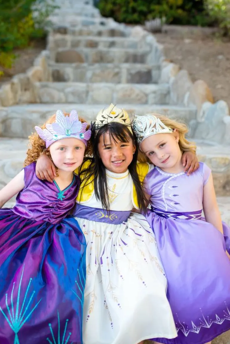 Traditional Dress Ups-Little Adventures, LLC Purple Ice Princess
