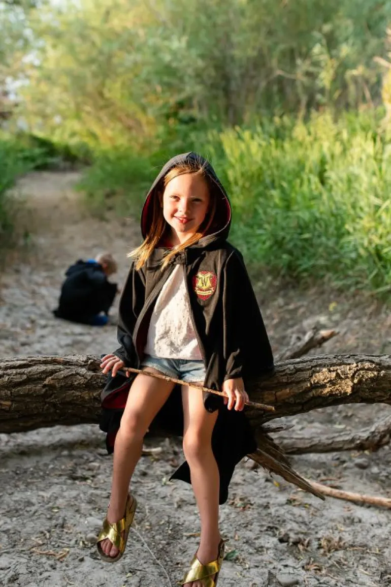 Princes | Cloaks-Little Adventures, LLC Red Hooded Wizard Robe