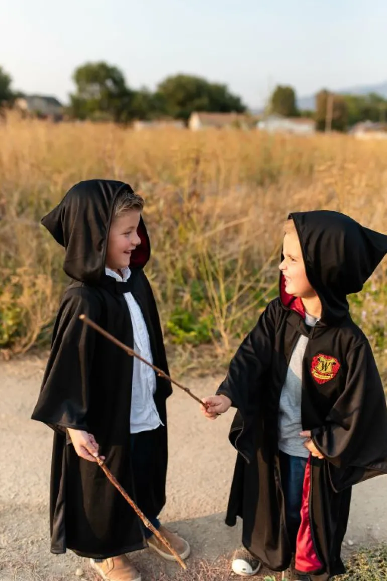 Princes | Cloaks-Little Adventures, LLC Red Hooded Wizard Robe