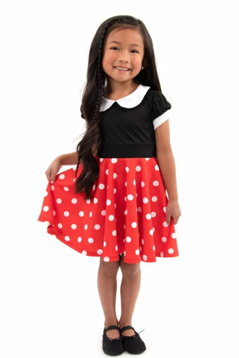 Twirl Dresses-Little Adventures, LLC Retro Polka Dot Twirl Dress