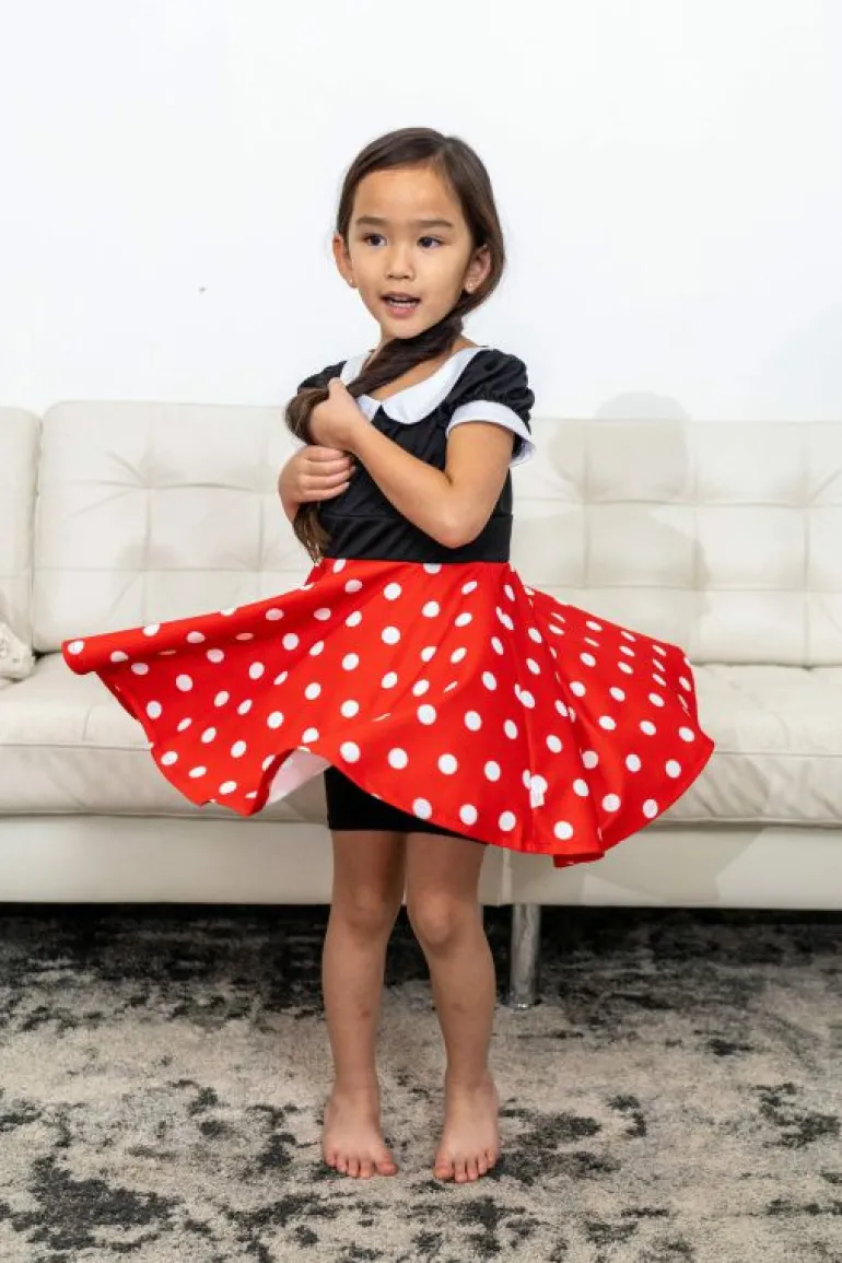 Twirl Dresses-Little Adventures, LLC Retro Polka Dot Twirl Dress