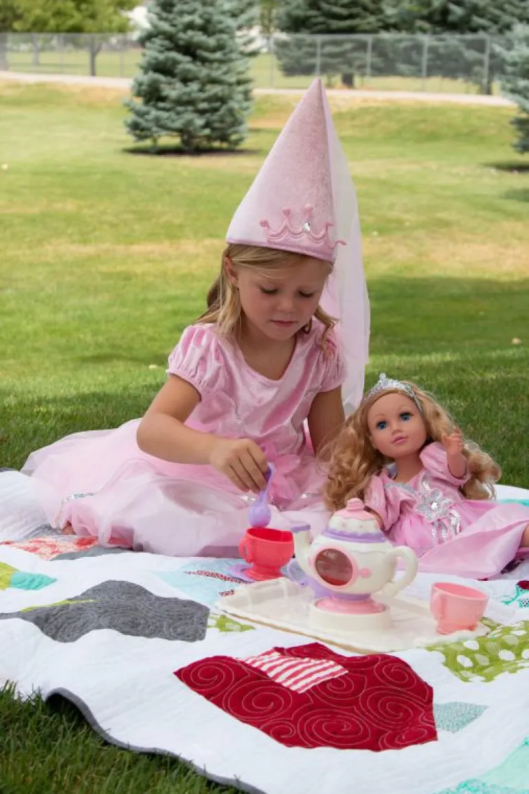Traditional Dress Ups-Little Adventures, LLC Royal Pink Princess Dress